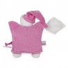 Doudou attache sucette marionnette Ourson rose Doudou attache sucette marionnette Ourson rose