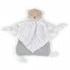 Doudou plat coton bio Ourson gris Doudou plat coton bio Ourson gris