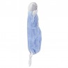 Doudou attache sucette plat Ourson bleu Doudou attache sucette plat Ourson bleu