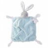 Doudou attache sucette plat Lapinou bleu ciel Doudou attache sucette plat Lapinou bleu ciel