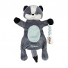 Peluche marionnette Malo le blaireau Peluche marionnette Malo le blaireau