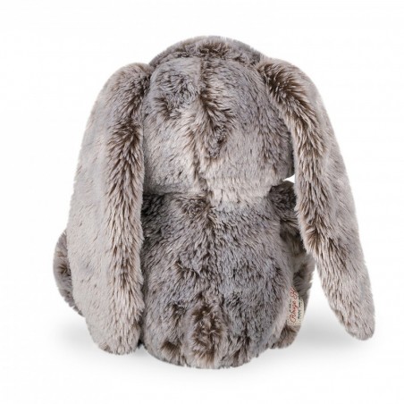 Peluche prestige lapin gris