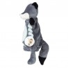 Peluche marionnette Malo le blaireau Peluche marionnette Malo le blaireau