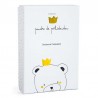 Doudou attache sucette ours petit roi Doudou attache sucette ours petit roi