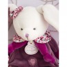 Doudou hochet Cerise le lapin rose Doudou hochet Cerise le lapin rose