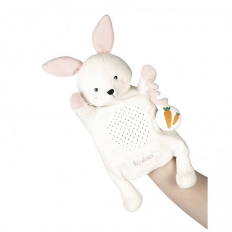 Peluche marionnette Robin le lapin