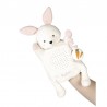 Peluche marionnette Robin le lapin Peluche marionnette Robin le lapin