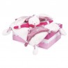 Doudou plat Cerise le lapin rose Doudou plat Cerise le lapin rose