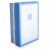 Doudou hochet Petit chou l'ours bleu Doudou hochet Petit chou l'ours bleu