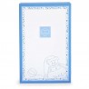 Doudou hochet Petit chou l'ours bleu Doudou hochet Petit chou l'ours bleu