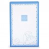 Doudou attache sucette Petit chou l'ours bleu Doudou attache sucette Petit chou l'ours bleu
