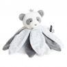 Doudou plat pétales Panda gris Doudou plat pétales Panda gris