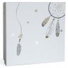 Doudou plat pétales Panda gris Doudou plat pétales Panda gris