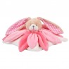 Doudou plat Lapin rose Doudou plat Lapin rose