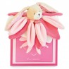 Doudou plat Lapin rose Doudou plat Lapin rose