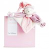Doudou plat Ours rose Doudou plat Ours rose