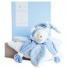 Doudou plat Ours bleu Doudou plat Ours bleu