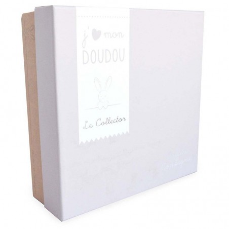 Doudou plat Ours taupe