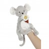 Peluche marionnette Lili la souris Peluche marionnette Lili la souris