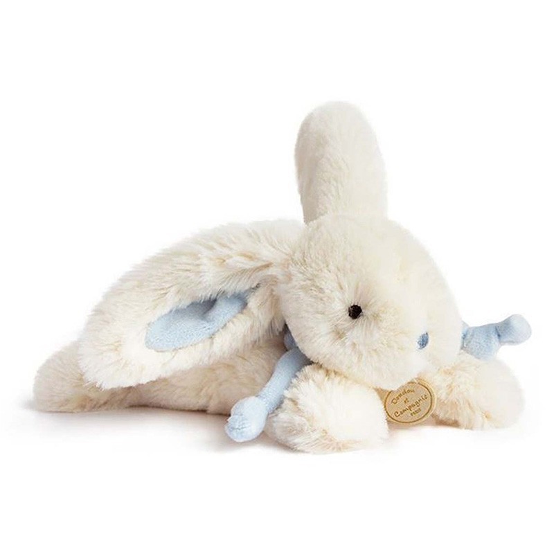 Doudou Lapin Bonbon bleu