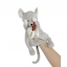 Peluche marionnette Lili la souris Peluche marionnette Lili la souris