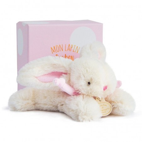 Doudou petit Lapin Bonbon rose