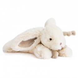 Doudou Lapin Bonbon taupe