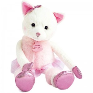 Peluche Chat rose