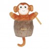 Peluche marionnette Cache-cache Jack le singe Peluche marionnette Cache-cache Jack le singe