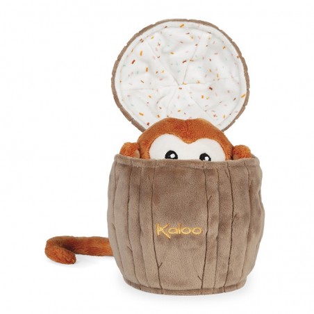 Peluche marionnette Cache-cache Jack le singe