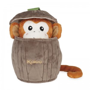 Peluche marionnette Cache-cache Jack le singe