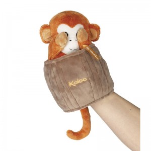 Peluche marionnette Cache-cache Jack le singe