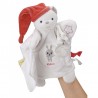 Doudou attache sucette marionnette Ourson crème Doudou attache sucette marionnette Ourson crème